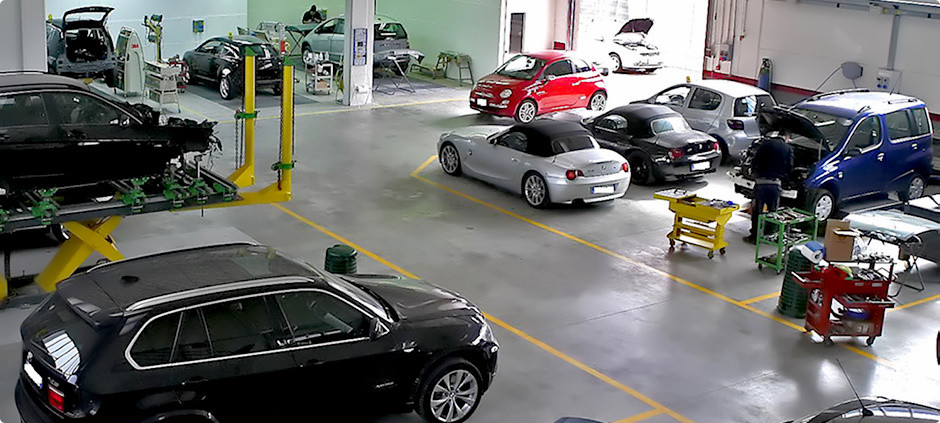 Interni della carrozzeria euro g